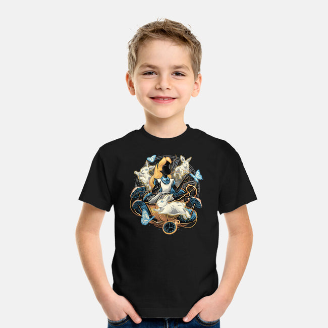Enchanting Wonderland-Youth-Basic-Tee-glitchygorilla