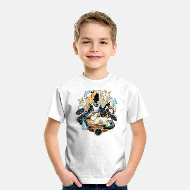 Enchanting Wonderland-Youth-Basic-Tee-glitchygorilla