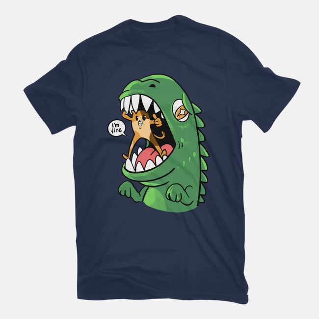 Zero Fear Cat-Womens-Fitted-Tee-spoilerinc