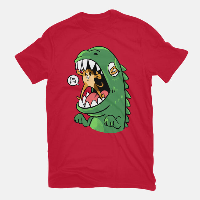 Zero Fear Cat-Womens-Fitted-Tee-spoilerinc