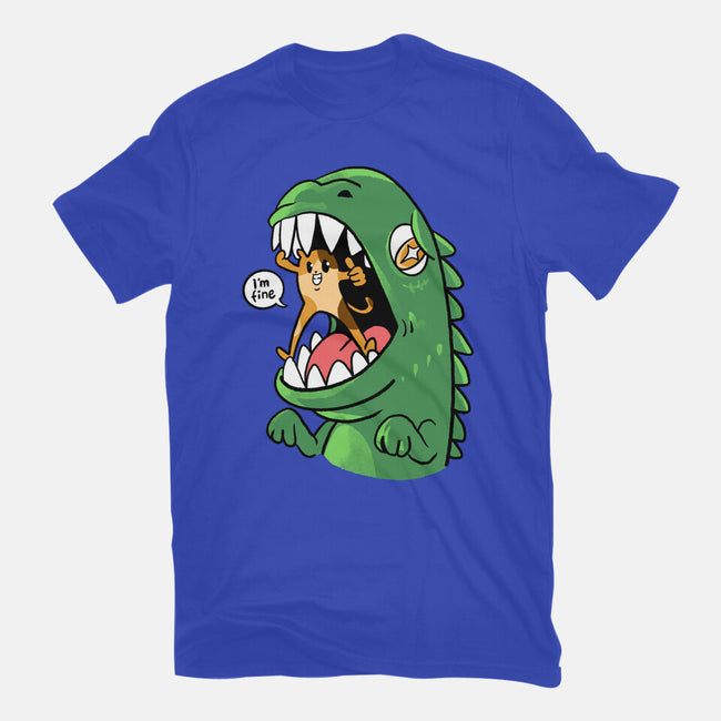 Zero Fear Cat-Womens-Fitted-Tee-spoilerinc