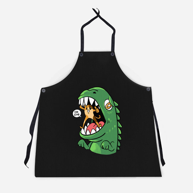 Zero Fear Cat-Unisex-Kitchen-Apron-spoilerinc