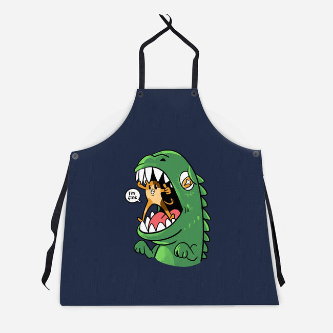 Zero Fear Cat-Unisex-Kitchen-Apron-spoilerinc