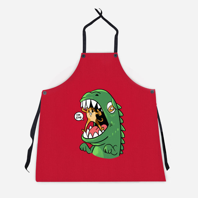 Zero Fear Cat-Unisex-Kitchen-Apron-spoilerinc