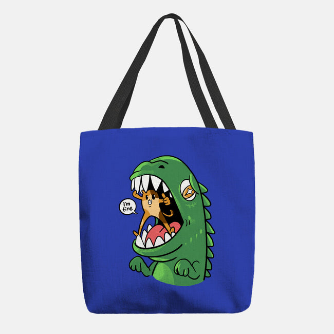 Zero Fear Cat-None-Basic Tote-Bag-spoilerinc