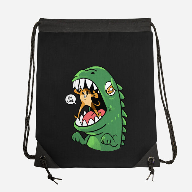 Zero Fear Cat-None-Drawstring-Bag-spoilerinc