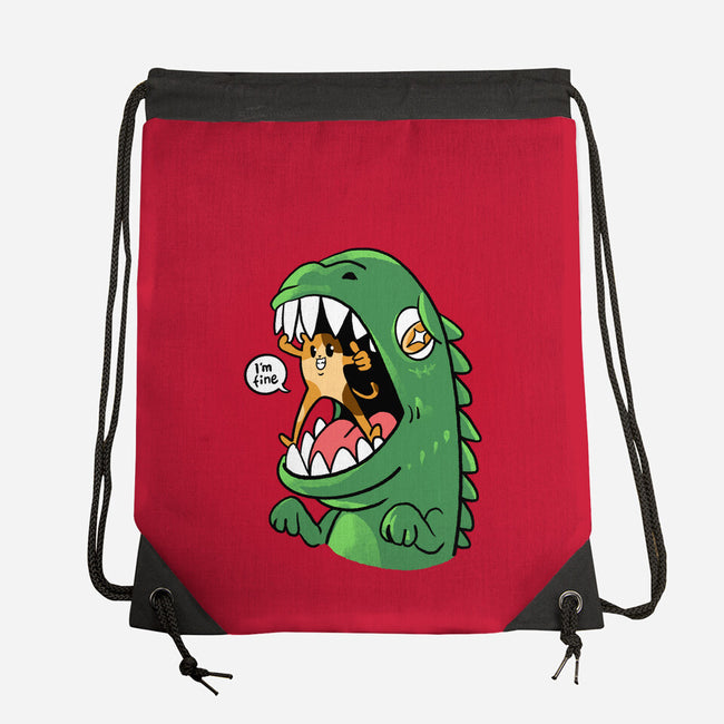 Zero Fear Cat-None-Drawstring-Bag-spoilerinc
