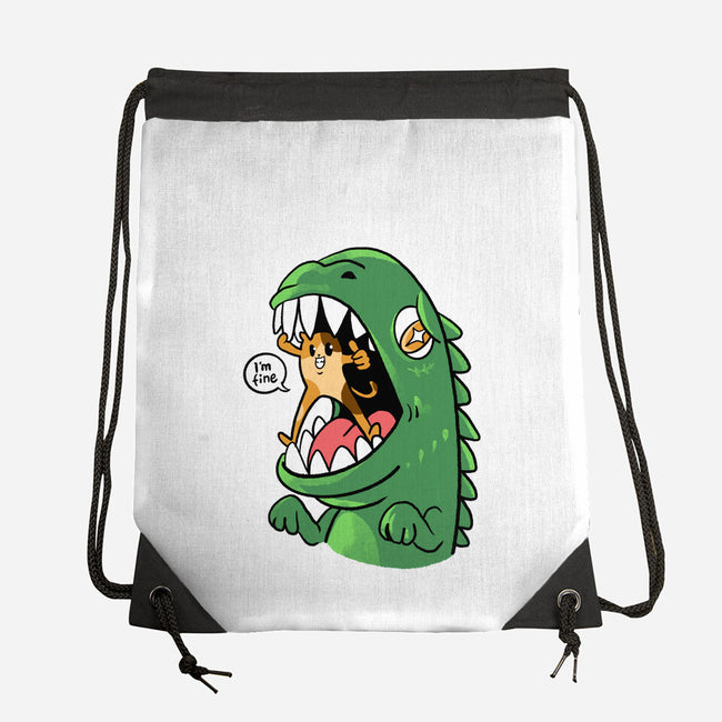 Zero Fear Cat-None-Drawstring-Bag-spoilerinc
