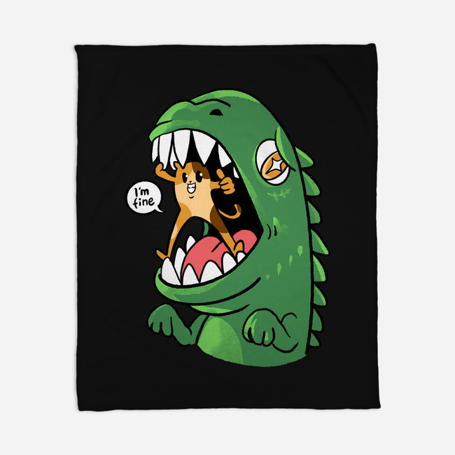 Zero Fear Cat-None-Fleece-Blanket-spoilerinc