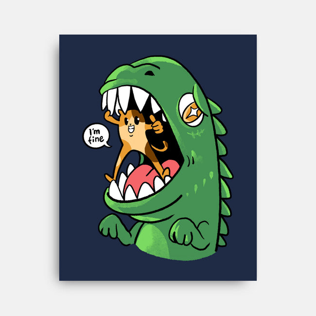 Zero Fear Cat-None-Stretched-Canvas-spoilerinc