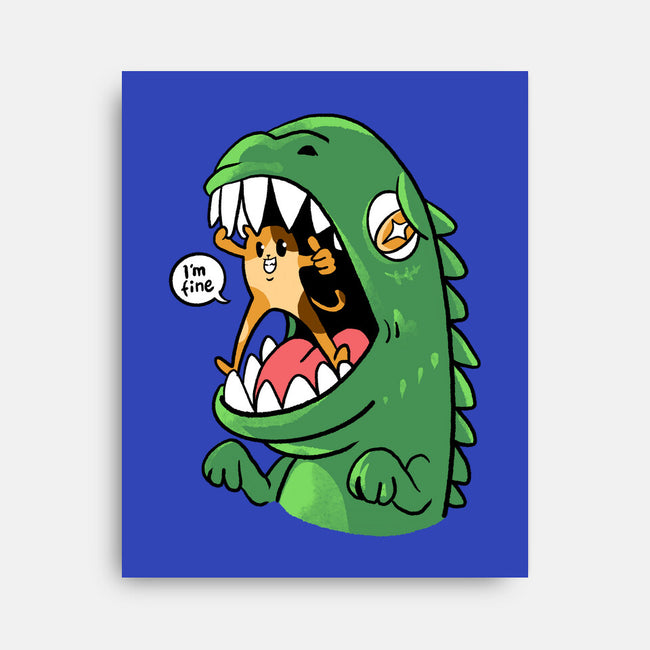 Zero Fear Cat-None-Stretched-Canvas-spoilerinc