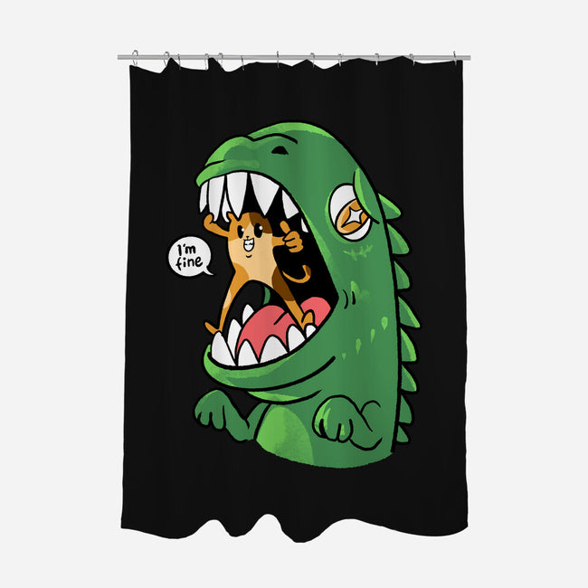 Zero Fear Cat-None-Polyester-Shower Curtain-spoilerinc