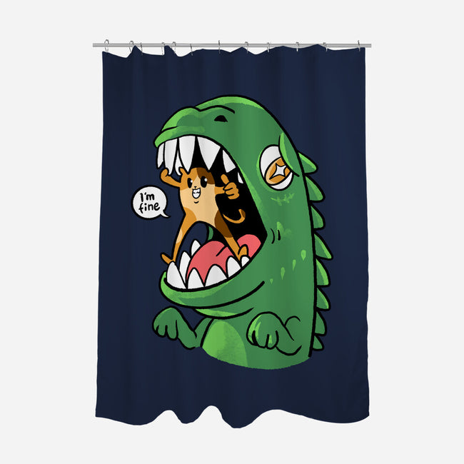 Zero Fear Cat-None-Polyester-Shower Curtain-spoilerinc