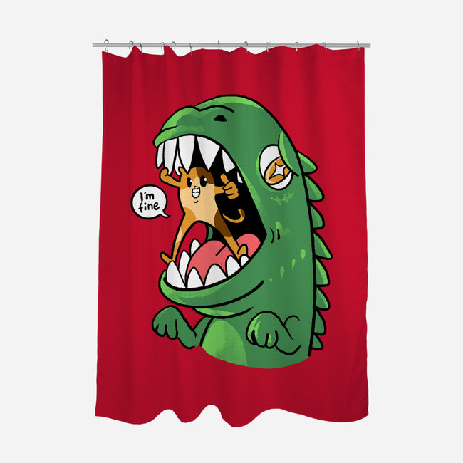 Zero Fear Cat-None-Polyester-Shower Curtain-spoilerinc