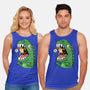 Zero Fear Cat-Unisex-Basic-Tank-spoilerinc