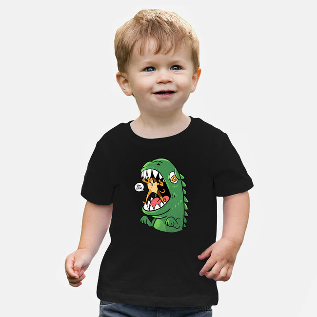 Zero Fear Cat-Baby-Basic-Tee-spoilerinc