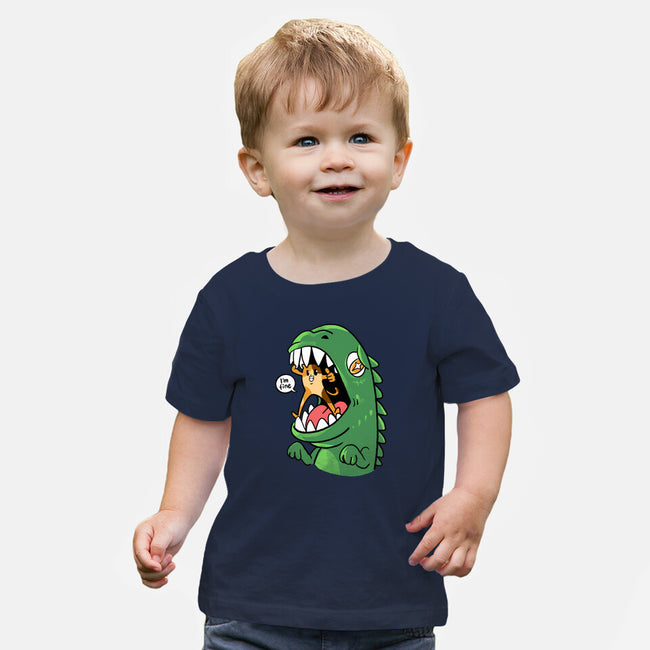 Zero Fear Cat-Baby-Basic-Tee-spoilerinc