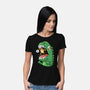 Zero Fear Cat-Womens-Basic-Tee-spoilerinc