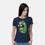 Zero Fear Cat-Womens-Basic-Tee-spoilerinc