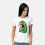 Zero Fear Cat-Womens-Basic-Tee-spoilerinc