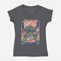 Zaku II-Womens-V-Neck-Tee-Betmac