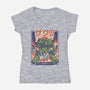 Zaku II-Womens-V-Neck-Tee-Betmac