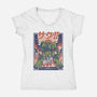 Zaku II-Womens-V-Neck-Tee-Betmac