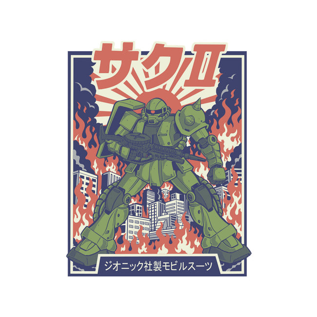 Zaku II-Womens-V-Neck-Tee-Betmac