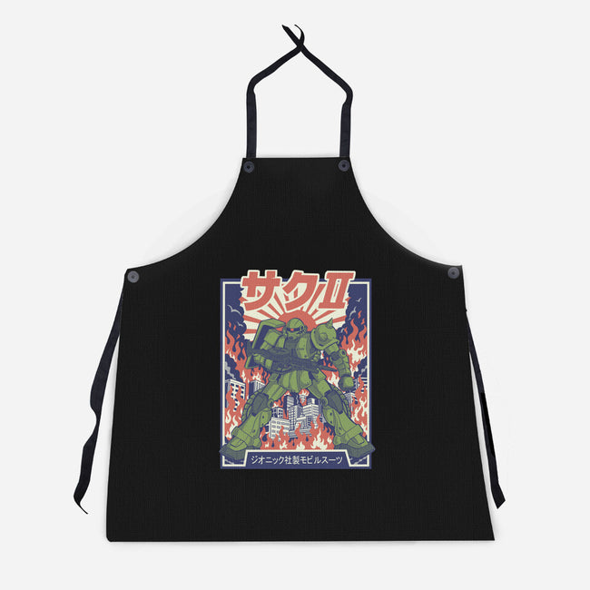 Zaku II-Unisex-Kitchen-Apron-Betmac