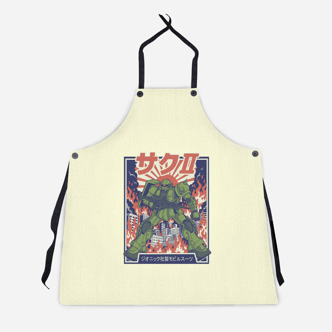 Zaku II-Unisex-Kitchen-Apron-Betmac