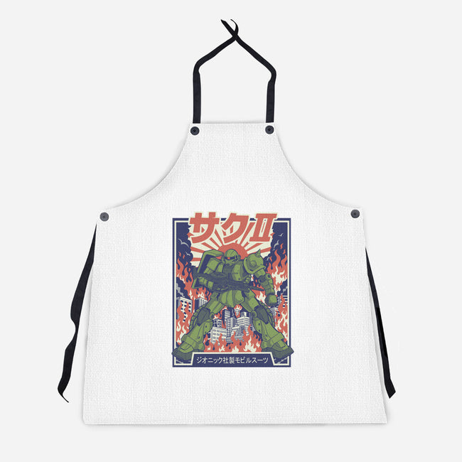 Zaku II-Unisex-Kitchen-Apron-Betmac