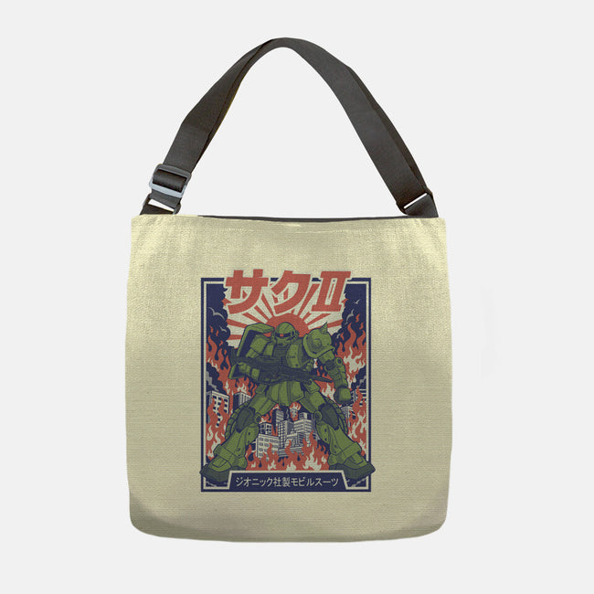 Zaku II-None-Adjustable Tote-Bag-Betmac