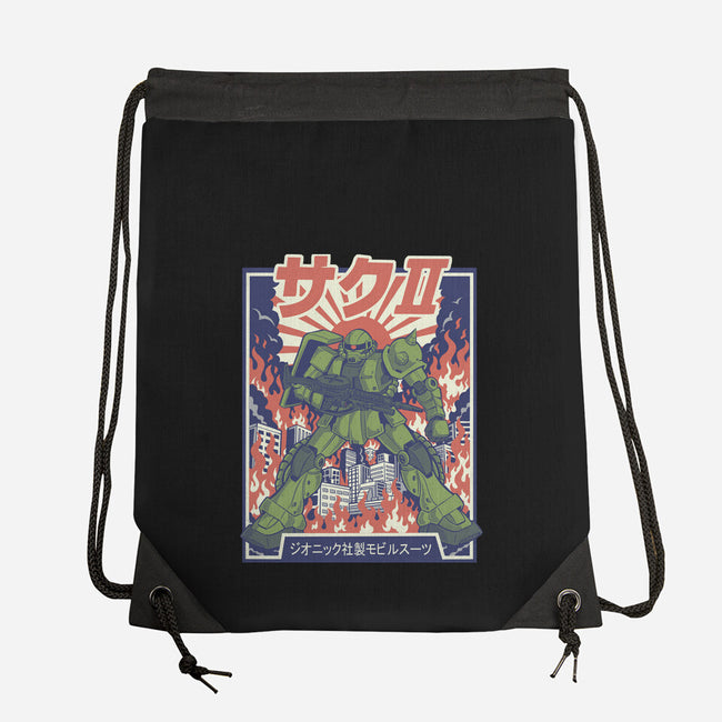 Zaku II-None-Drawstring-Bag-Betmac