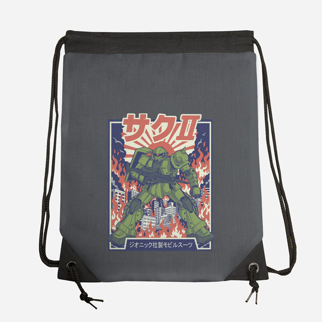 Zaku II-None-Drawstring-Bag-Betmac