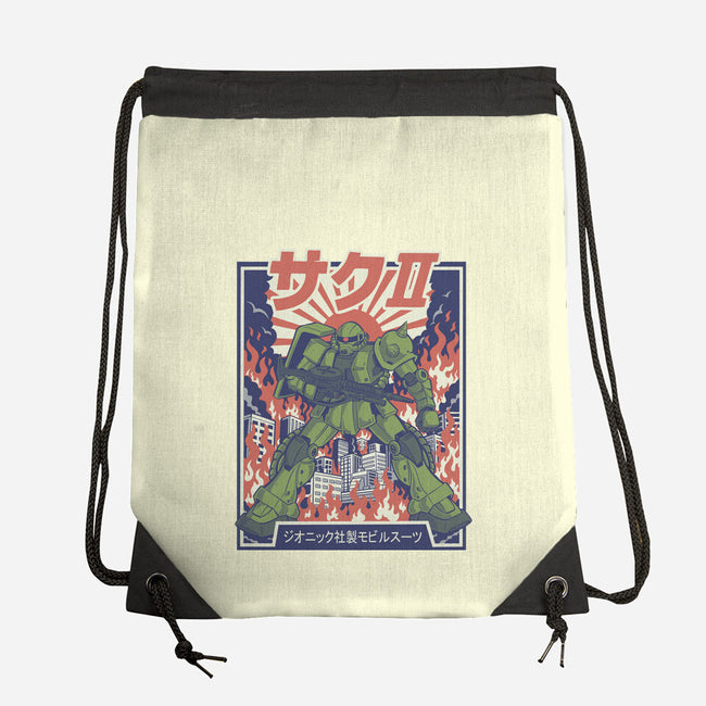 Zaku II-None-Drawstring-Bag-Betmac