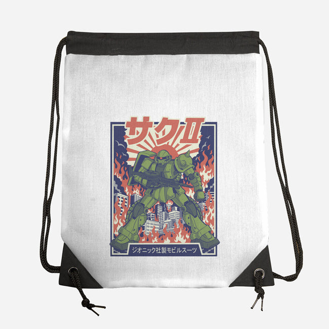 Zaku II-None-Drawstring-Bag-Betmac
