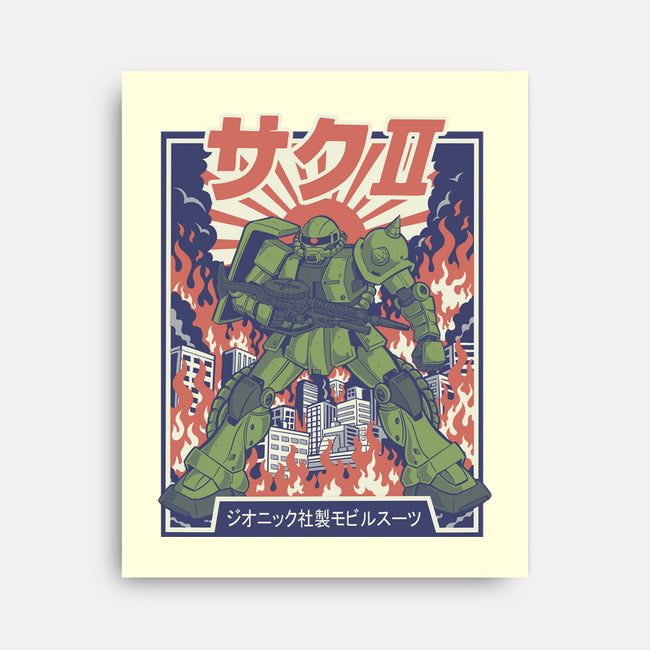 Zaku II-None-Stretched-Canvas-Betmac