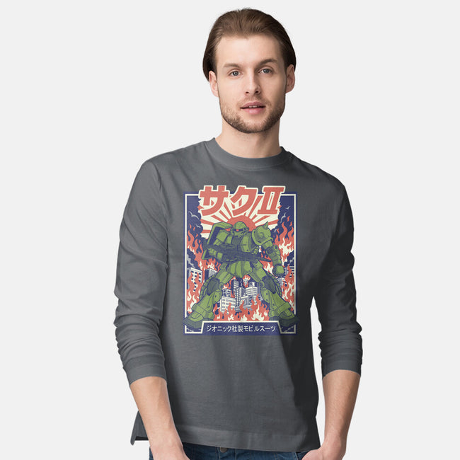 Zaku II-Mens-Long Sleeved-Tee-Betmac
