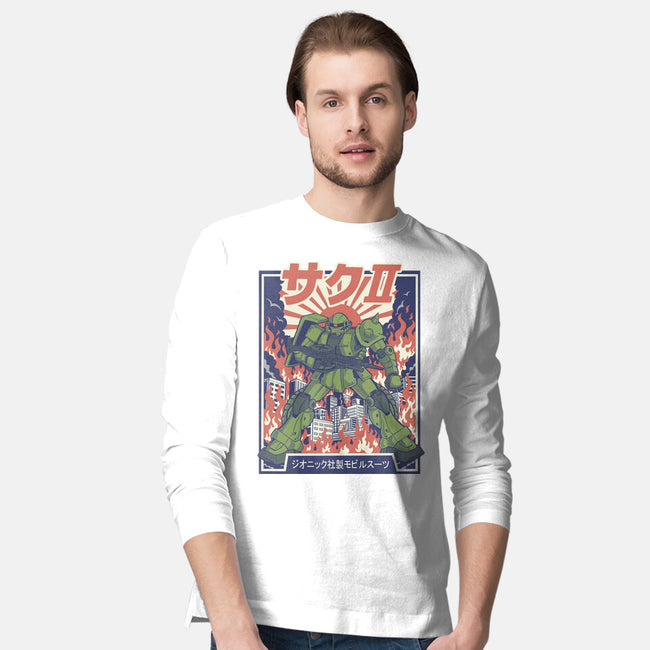 Zaku II-Mens-Long Sleeved-Tee-Betmac