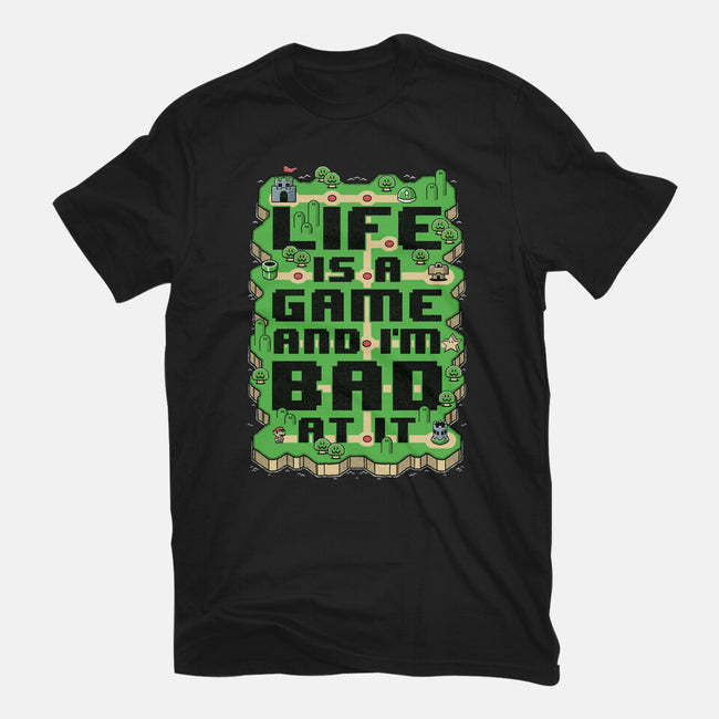 Vintage Game Map Joke-Womens-Fitted-Tee-Studio Mootant