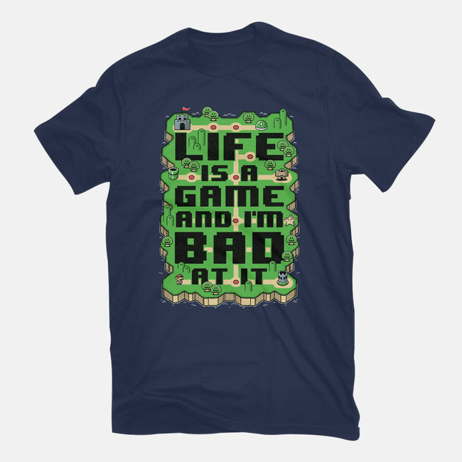 Vintage Game Map Joke-Womens-Fitted-Tee-Studio Mootant