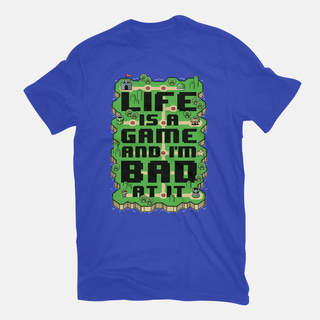 Vintage Game Map Joke-Womens-Fitted-Tee-Studio Mootant