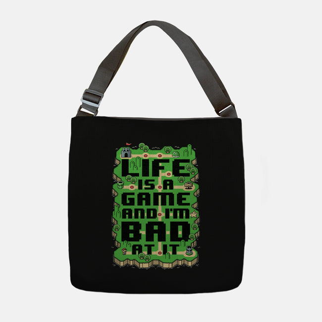 Vintage Game Map Joke-None-Adjustable Tote-Bag-Studio Mootant