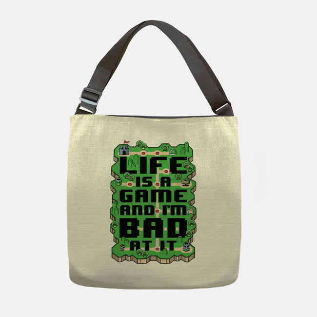 Vintage Game Map Joke-None-Adjustable Tote-Bag-Studio Mootant
