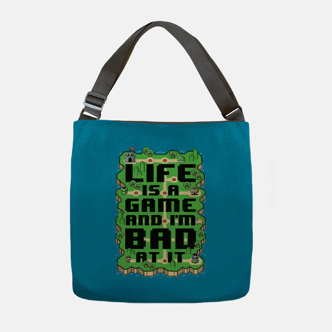 Vintage Game Map Joke-None-Adjustable Tote-Bag-Studio Mootant