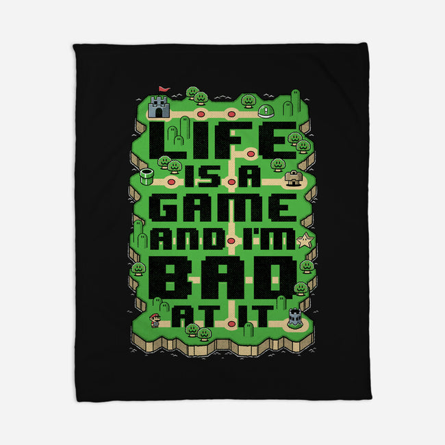 Vintage Game Map Joke-None-Fleece-Blanket-Studio Mootant