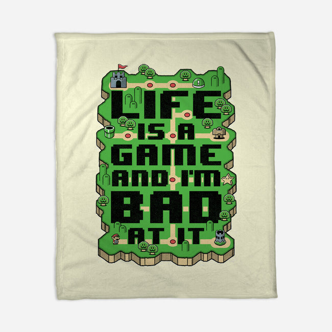 Vintage Game Map Joke-None-Fleece-Blanket-Studio Mootant