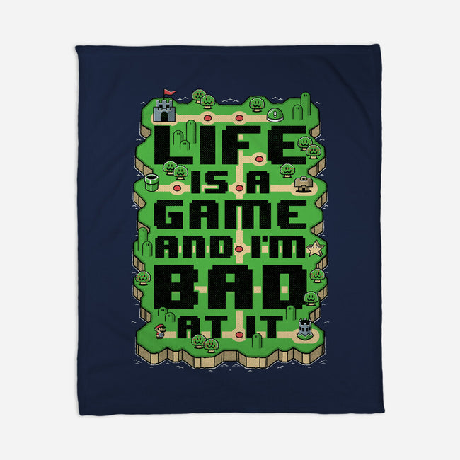 Vintage Game Map Joke-None-Fleece-Blanket-Studio Mootant