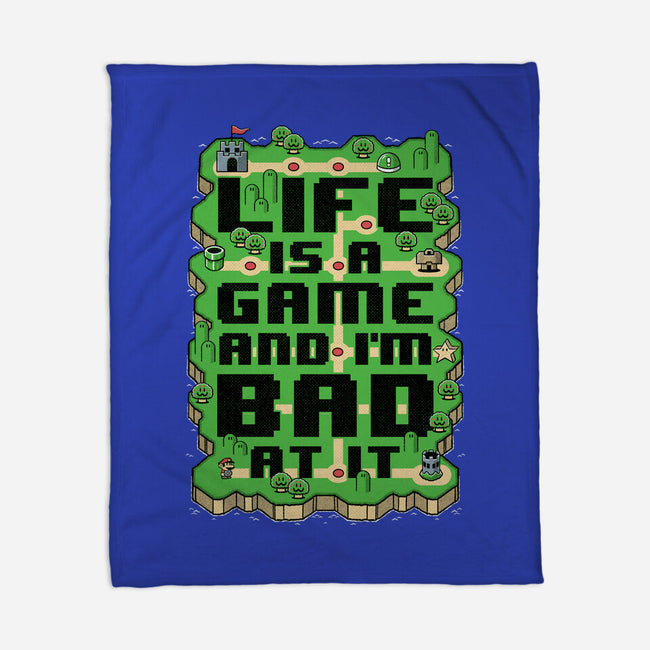 Vintage Game Map Joke-None-Fleece-Blanket-Studio Mootant