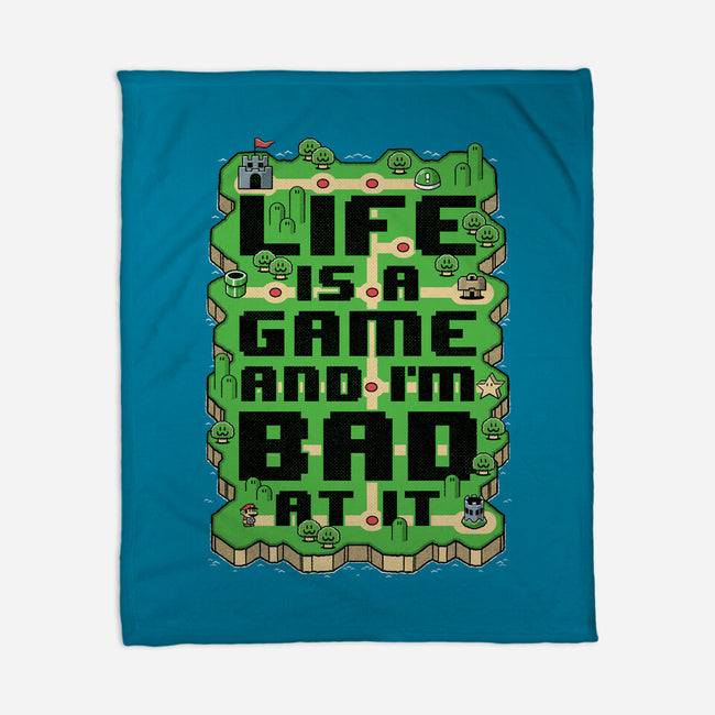 Vintage Game Map Joke-None-Fleece-Blanket-Studio Mootant